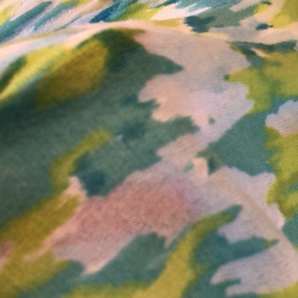 💚 Sharon Young abstract print Lightweight, Hook-eye top close, silky feel cardi - Picture 7 of 10